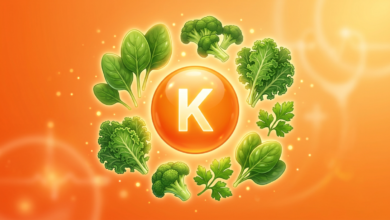 اين يوجد فيتامين k