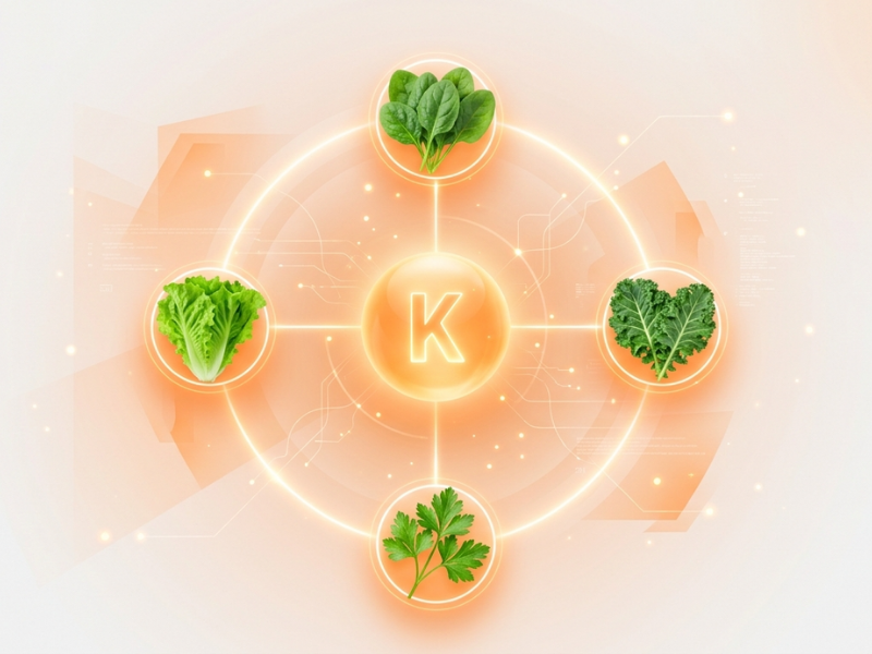 اين يوجد فيتامين k